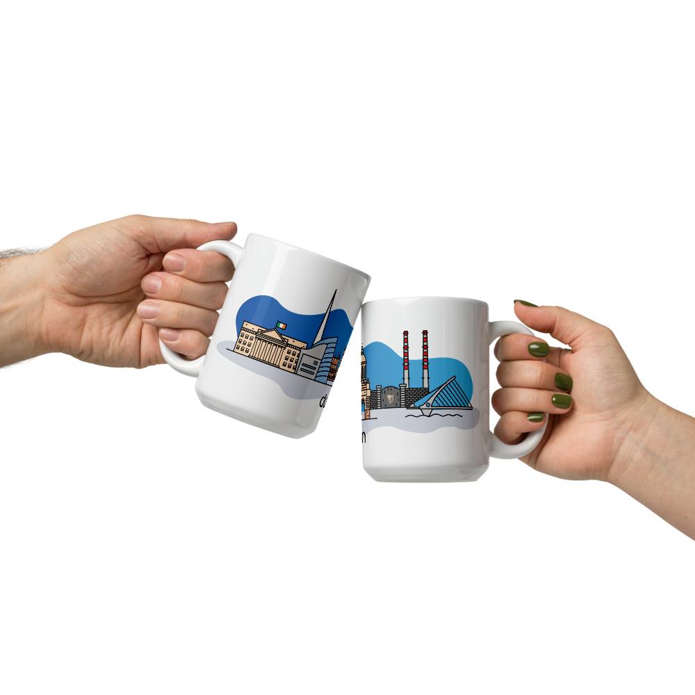 Dublin City Landmarks Mug