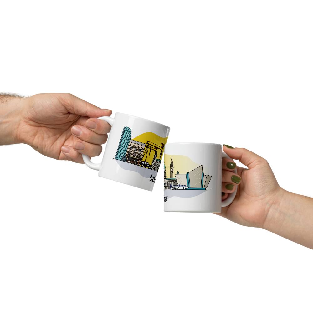 Belfast City Landmarks Mug