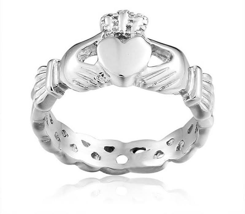 Irish Claddagh Ring (Premium Quality)