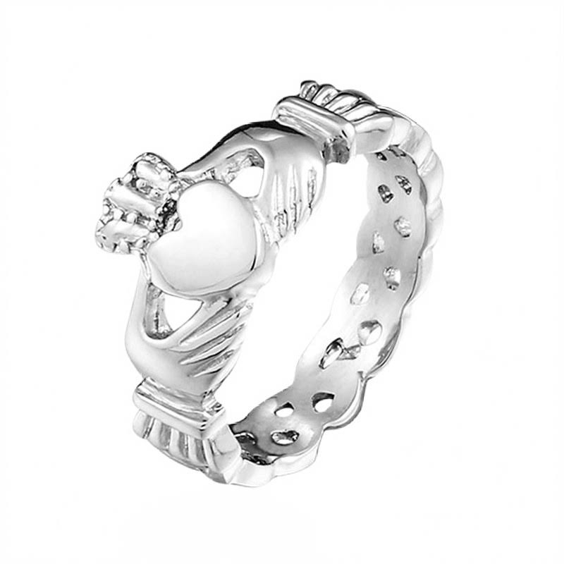 Irish Claddagh Ring (Premium Quality)
