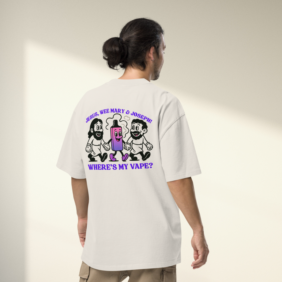 Jesus, Wee Mary, Joseph. Where’s My Vape? T-Shirt
