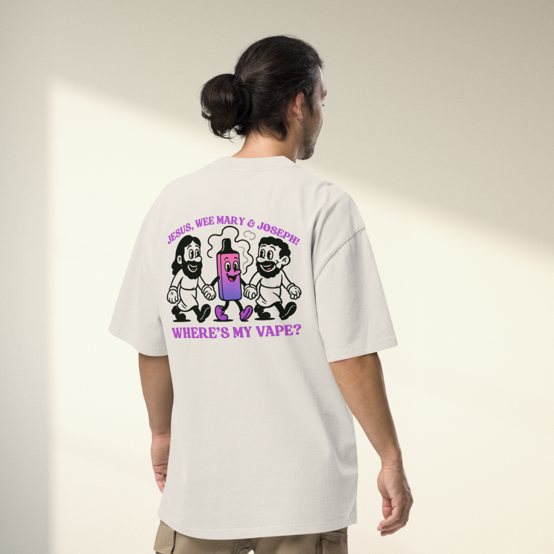 Jesus, Wee Mary, Joseph. Where’s My Vape? T-Shirt
