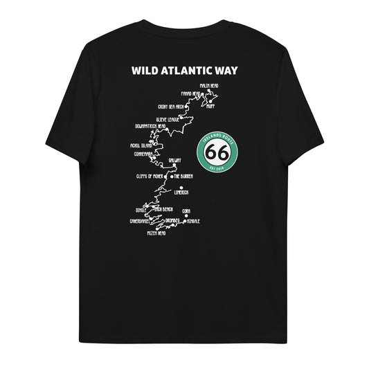 Ireland's Route 66 Unisex T-Shirt (Black)