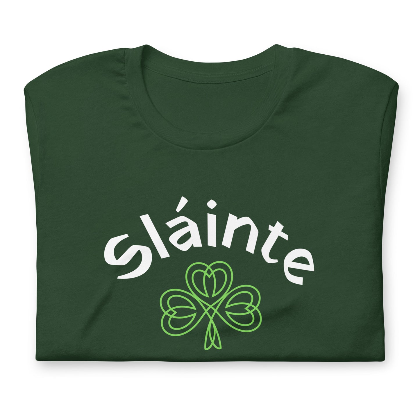 Sláinte Green Shamrock Unisex T-shirt