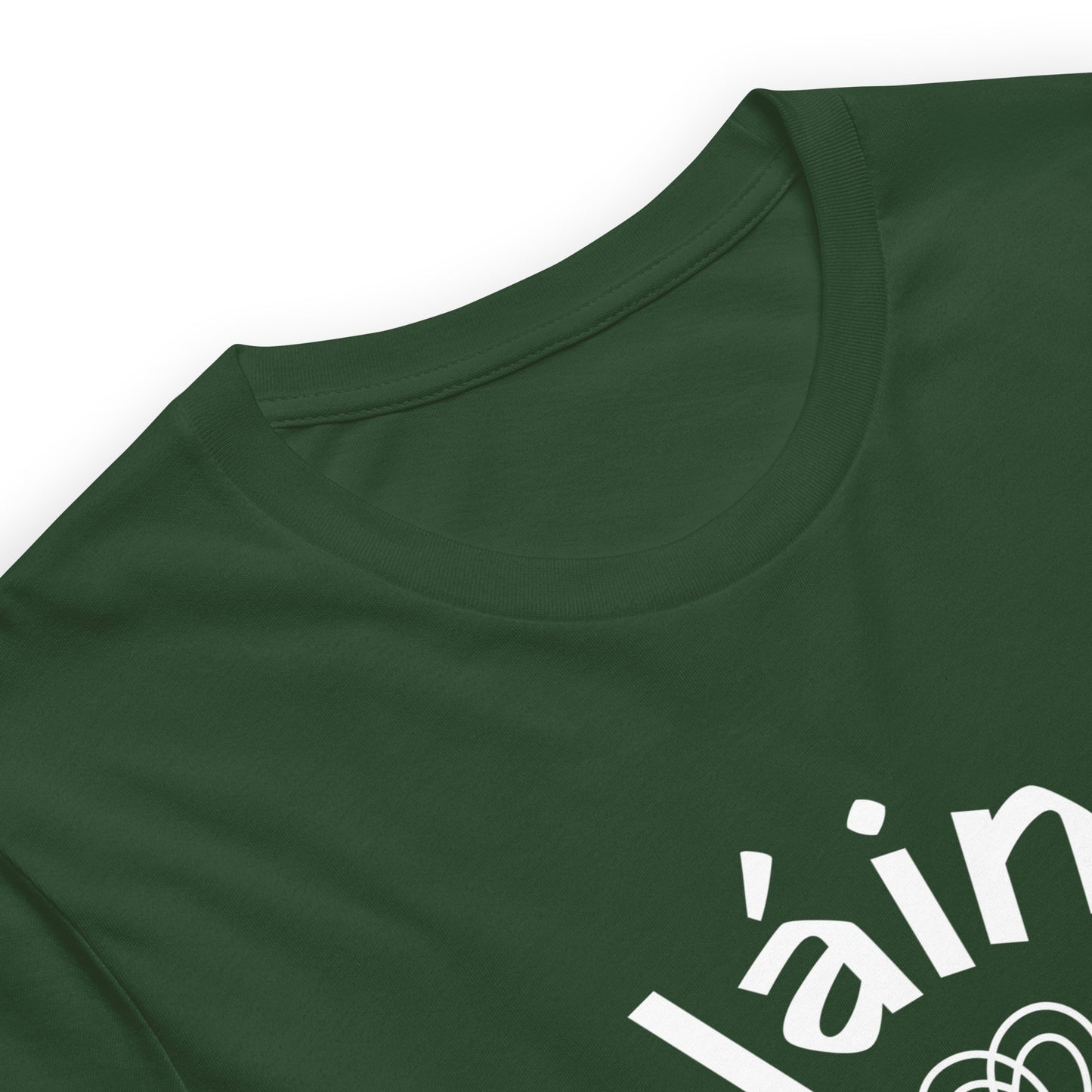 Sláinte White Shamrock Unisex T-shirt