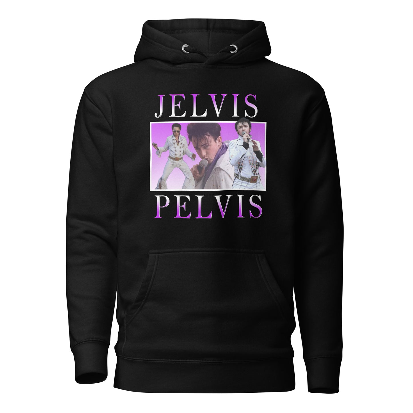 Jelvis Pelvis Unisex Hoodie (Black)