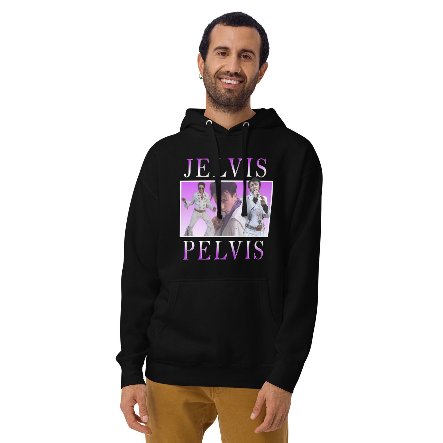 Jelvis Pelvis Unisex Hoodie (Black)