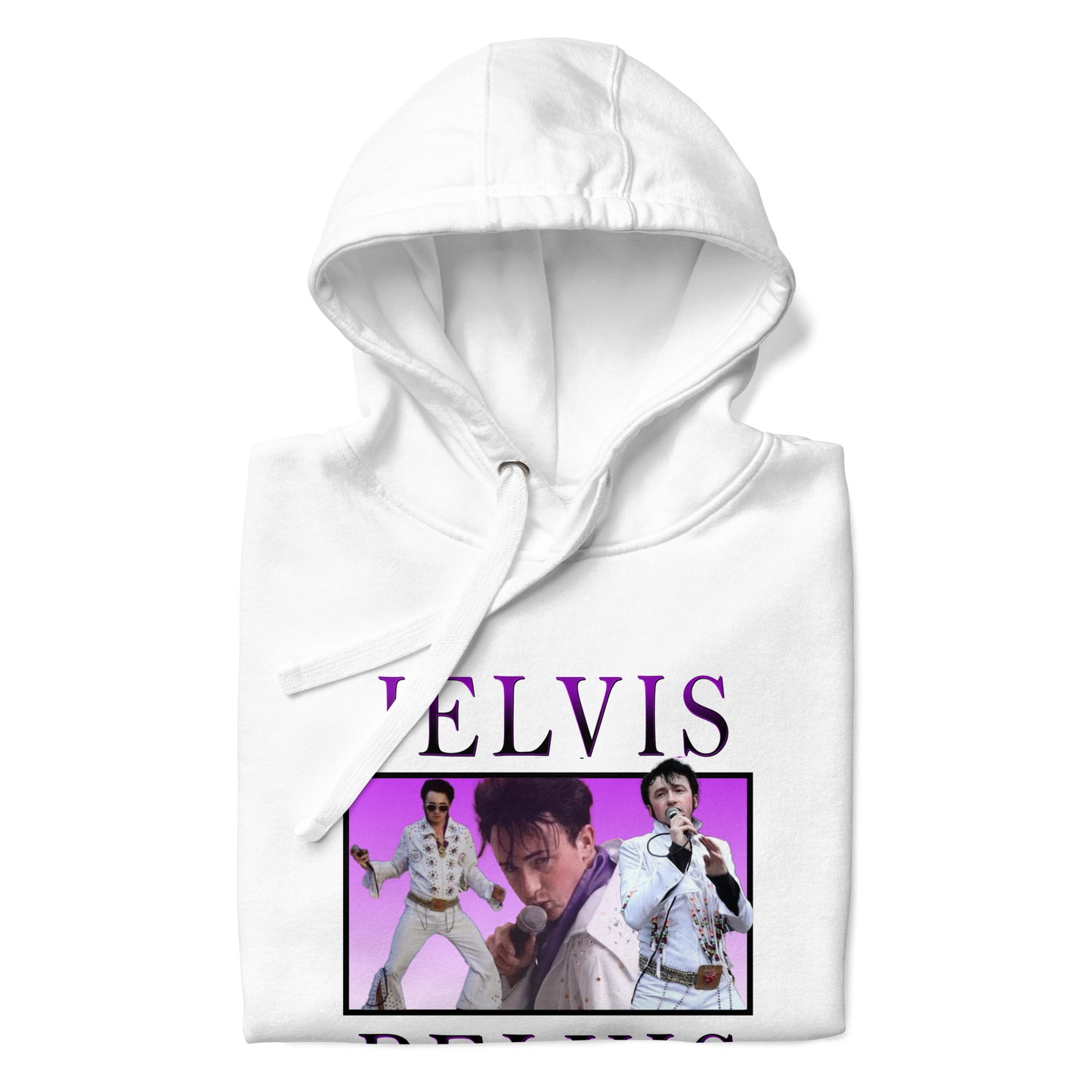 Jelvis Pelvis Unisex Hoodie (White)