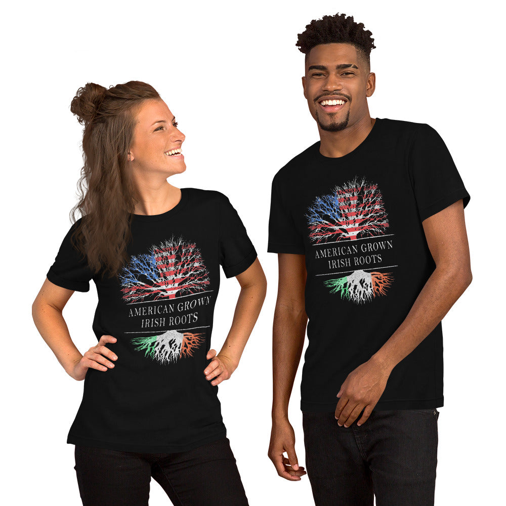 Irish Grown American Roots Unisex T-shirt