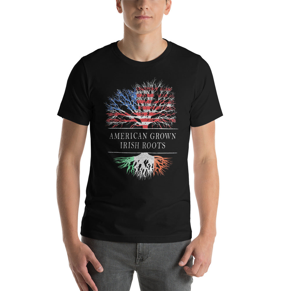 Irish Grown American Roots Unisex T-shirt