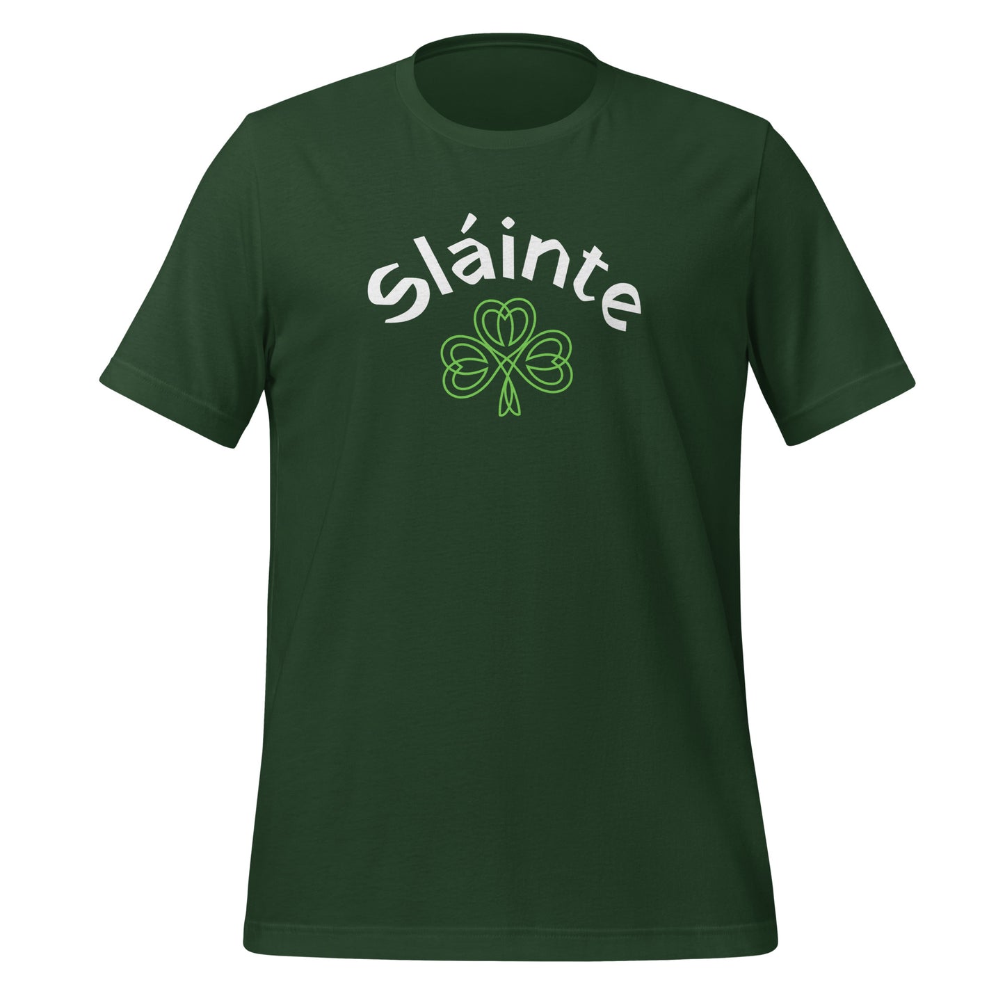 Sláinte Green Shamrock Unisex T-shirt
