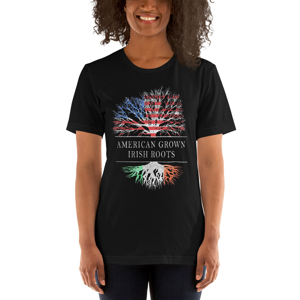 Irish Grown American Roots Unisex T-shirt